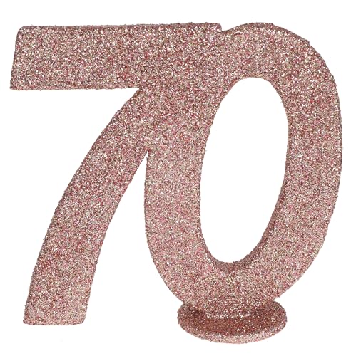 Santex 6915-70, Geburtstags-Zahlen, vertikal, Deko, 70 Jahre, Roségold von Santex