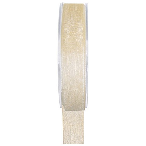 Santex Band, 100% Polyester, elfenbeinfarben, 3mm x 50m von Santex