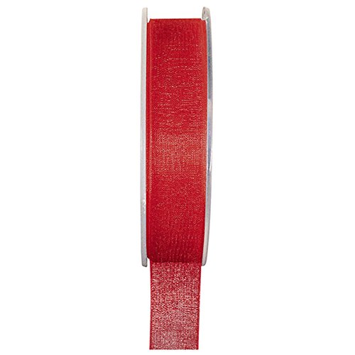 Santex SN2558/25/20 Geschenkband, rot, 25mm x 20m von Santex