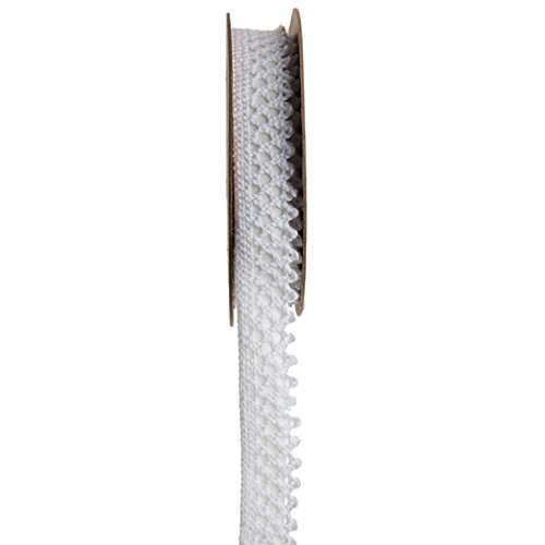 Santex Spitzenband/Häkelspitze selbstklebend, weiß - 15 mm x 3 m von Santex