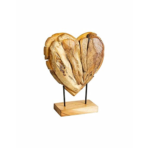 SantiagoPons Holzfigur Herz, handgefertigt von SantiagoPons