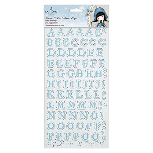 Santoro Gorjuss GOR 351900 Scrapbooking-Stickers, Blau, Einheitsgröße von GORJUSS