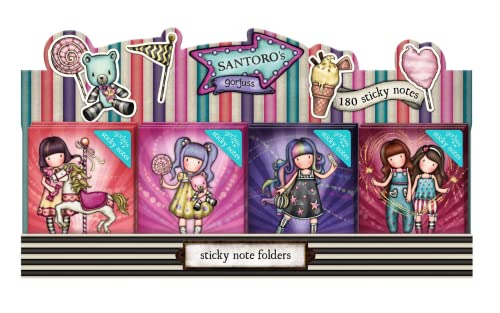 SANTORO -Display Notizbücher Aufkleber Gorjuss Fairground Carousel 31,5 x 9,5 x 8,4 cm, mehrfarbig (1048GJD03) von Santoro