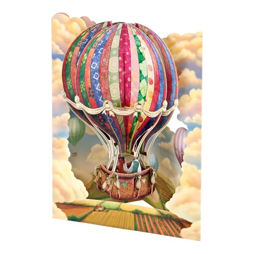 Santoro 3D Schaukel Karte - Heißluftballon von Santoro