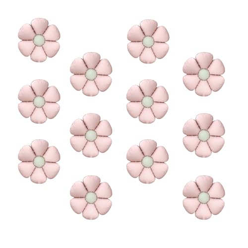 Sanu Belle Blumen Folienballon 12 Stück Rosa 20 Zoll Gänseblümchen Helium Luftballons für Party,Valentinstag,Hochzeit,Verlobung,Muttertag,Anniversary,Geburtstagsdeko 215012 von Sanu Belle