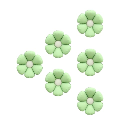 Sanu Belle Blumen Folienballon 6 Stück Grün 20 Zoll Gänseblümchen Helium Luftballons für Party,Valentinstag,Hochzeit,Verlobung,Muttertag,Anniversary,Geburtstagsdeko 215004 von Sanu Belle