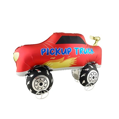 Sanu Belle Walking Pickup Folienballon Stehend 3D with Wheels Luftballons Walker Hundeballon für Kinder Geburtstag Babyshower Party,Kind Geburtstagsdeko,Spielzeug,Geburtstagsgeschenk 208007 von Sanu Belle
