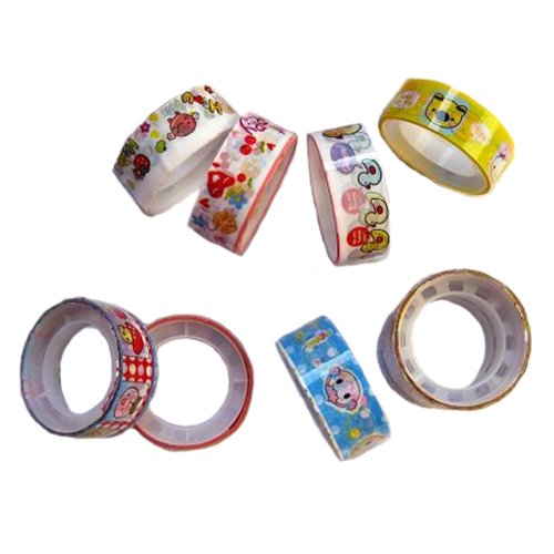10x Klebeband Packband Paketband Tape Sticker Cartoon für Kinder von SANWOOD
