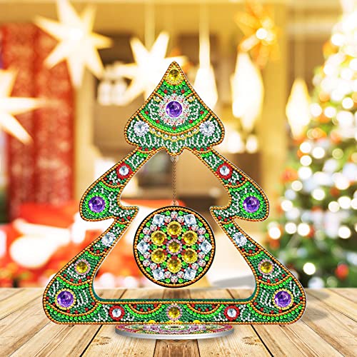 Sarah Duke Diamond Painting Ornamente Weihnachten, Weihnachtsbaum Diamant Handwerk, Acryl Diamant Malerei Bilder, Weihnachten Dekoration Geschenk (A) von Sarah Duke