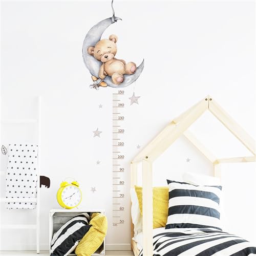 Sarah Duke Kinder Höhe Diagramm Wandtattoo Messlatte Kind Bär Mond Stern Wandaufkleber, Abnehmbar DIY Wandbild Wandsticker für Kinderzimmer Schlafzimmer Sarah Duke Kinder Höhe Diagramm Wandtattoo Messlatte Kind Bär Mond Stern Wandaufkleber, Abnehmbar DIY Wandbild Wandsticker für Kinderzimmer Schlafzimmer von Sarah Duke