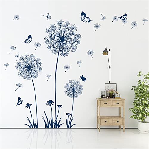 Sarah Duke Pusteblume Wandtattoo, Blau Schmetterling Wandsticker, Kinderzimmer, Schlafzimmer Home Deko Paste Stickers Kreativer Geschenke Sarah Duke Pusteblume Wandtattoo, Blau Schmetterling Wandsticker, Kinderzimmer, Schlafzimmer Home Deko Paste Stickers Kreativer Geschenke von Sarah Duke