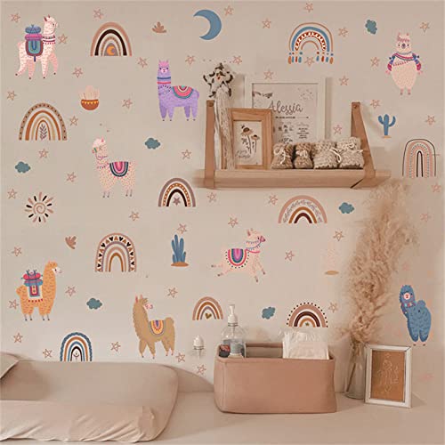 Sarah Duke Regenbogen Wandtattoo Kinderzimmer Wandsticker Alpaka Babyzimmer Wandaufkleber Aufkleber Wanddekor für Kinder Badezimmer Schlafzimmer Sarah Duke Regenbogen Wandtattoo Kinderzimmer Wandsticker Alpaka Babyzimmer Wandaufkleber Aufkleber Wanddekor für Kinder Badezimmer Schlafzimmer von Sarah Duke