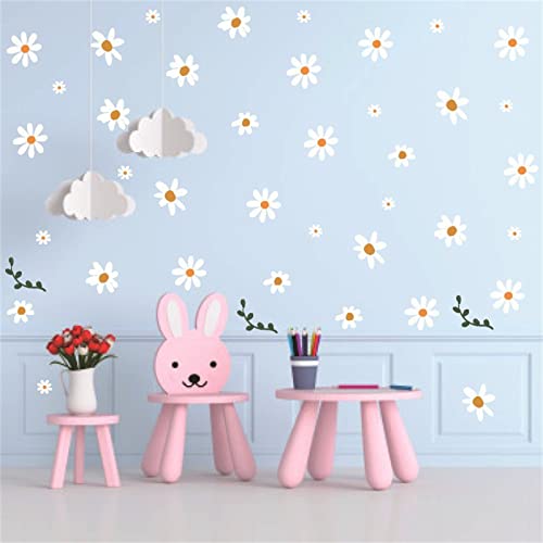 Sarah Duke Wandsticker Kinderzimmer, Weiß Gänseblümchen Selbstklebend Wandtattoo, Kinder Aufkleber Wand, DIY Wandaufkleber für Mädchen und Jungen Sarah Duke Wandsticker Kinderzimmer, Weiß Gänseblümchen Selbstklebend Wandtattoo, Kinder Aufkleber Wand, DIY Wandaufkleber für Mädchen und Jungen von Sarah Duke