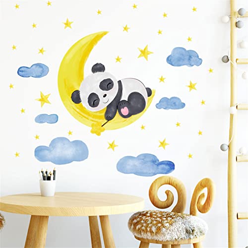 Sarah Duke Wandsticker Kinderzimmer Panda Wandtattoo Babyzimmer Deko Mond Wandaufkleber Wandbild Selbstklebend Aufkleber Wanddekor Kinderzimmer Junge Sarah Duke Wandsticker Kinderzimmer Panda Wandtattoo Babyzimmer Deko Mond Wandaufkleber Wandbild Selbstklebend Aufkleber Wanddekor Kinderzimmer Junge von Sarah Duke