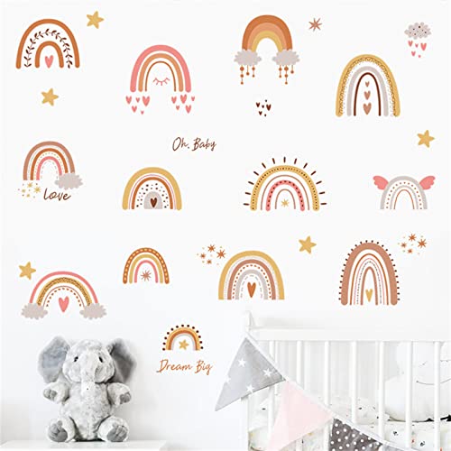 Sarah Duke Wandsticker Regenbogen, Boho Wandtattoo Kinder Aufkleber Wand, DIY Kinderzimmer Deko Aufkleber, Kinder Wandaufkleber Geschenk Deko Sarah Duke Wandsticker Regenbogen, Boho Wandtattoo Kinder Aufkleber Wand, DIY Kinderzimmer Deko Aufkleber, Kinder Wandaufkleber Geschenk Deko von Sarah Duke