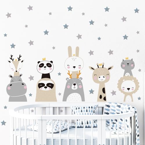 Sarah Duke Wandsticker Wald Tiere Kinder Wandtattoo, Stern Wandaufkleber DIY Kinderzimmer Deko Aufkleber, Kinder Babyzimmer Wohnzimmer Schlafzimmer Sarah Duke Wandsticker Wald Tiere Kinder Wandtattoo, Stern Wandaufkleber DIY Kinderzimmer Deko Aufkleber, Kinder Babyzimmer Wohnzimmer Schlafzimmer von Sarah Duke