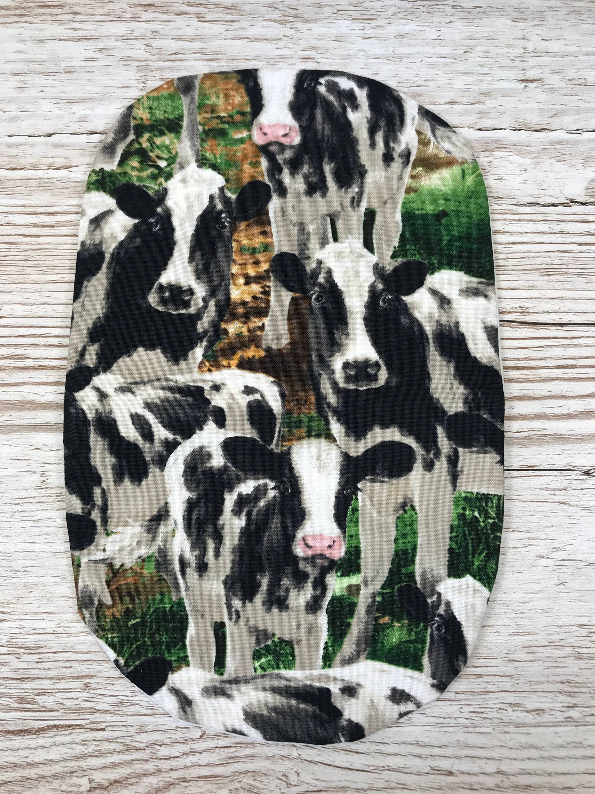 Funky Stoma Taschenhüllen - "Moo Cows' Ostomy Ileostomy Colostomy Handmade von SarahsSewingShed