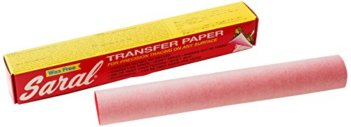 Saral Transferpapier (Transparent), rot, 12" Roll, 101 von Saral