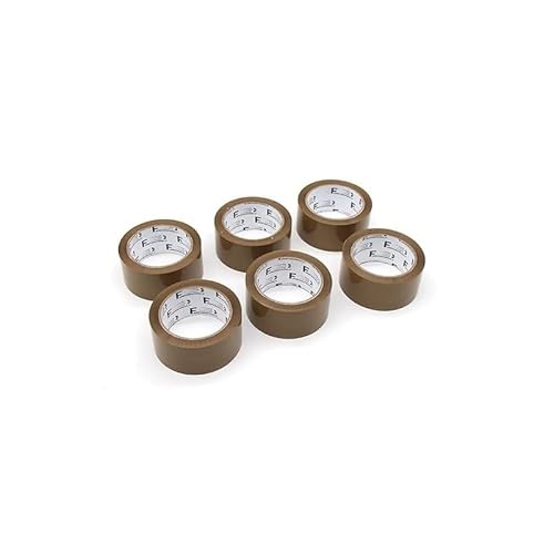 Saraoriginalshop Set mit 6 Stück Verpackungsband Klebeband 50 x 66 Packungen und Oberflächen Verpackung Versandkartons 50 Mikron erhältlich in drei Varianten (Havanna) von Saraoriginalshop
