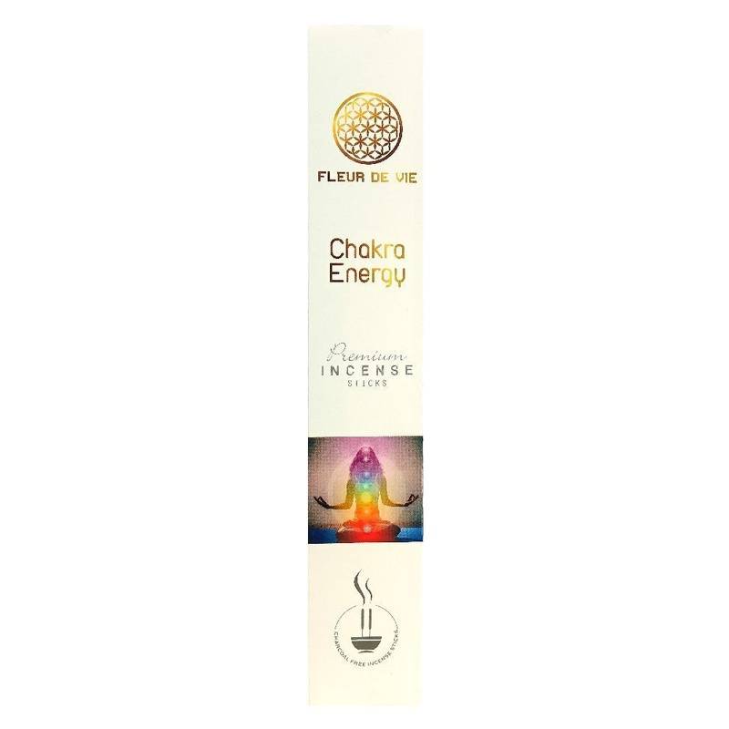 Räucherstäbchen Fleur De Vie "Chakra Energy" Premium Sticks 16Gr von Saraswati
