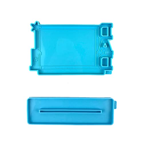 Silikonform für Fotorahmen, Epoxidharz, personalisierbar, Epoxidharz, Vatertagsgeschenk, Heimdekoration, Formen aus Silikon von Sarhula