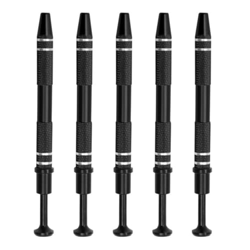 Sarini 5er-Pack Perlenhalter,Piercing-Kugelzange,Zinkenpinzette,Schmuck-Aufnahmewerkzeug,Piercing-Kugelgreifer,Diamant-Zinkenfänger,Piercing-Kugelhalter für Schmuck von Sarini
