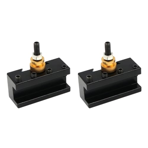 Sarini Schnellwechsel-Werkzeughalter-Set für Mini-Drehmaschinen (1/4-1/2 Zoll),CNC-Bohr-/Dreh-/Planhalter-Set von Sarini