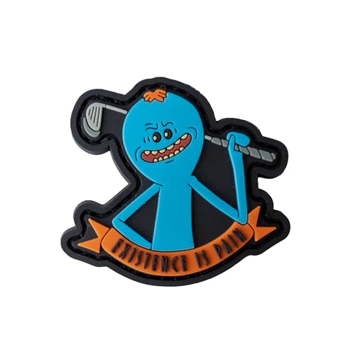 Mr. Meeseeks Existence is Pain – Parodie PVC Moral Patch | Klettverschluss-Rückseite Mr. Meeseeks Existence is Pain – Parodie PVC Moral Patch | Klettverschluss-Rückseite von Saspatch