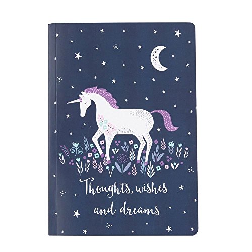 Starlight Unicorn A5 Notizbuch (CR184), Motiv: Einhorn von Sass & Belle