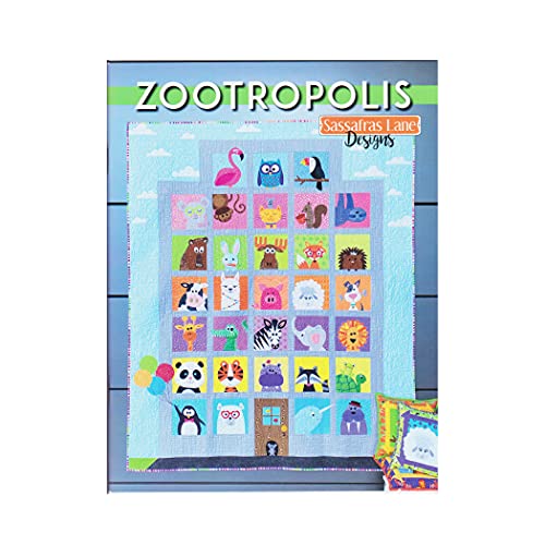 Sassafras Lane Designs Zootropolis Projektbuch mit Tiermotiven von Sassafras Lane Designs