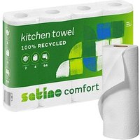 Satino by wepa Küchenrollen comfort 2-lagig, 4 Rollen von Satino by wepa