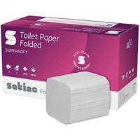Satino Einzelblatt-Toilettenpapier prestige BT1 System 2-lagig, 9.000 Tücher von Satino