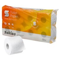 Satino by wepa Toilettenpapier SMART 3-lagig Recyclingpapier, 8 Rollen von Satino by wepa