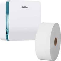 Satino Toilettenpapierspender HYGINITY S JT1 System 333404 weiß Kunststoff Satino Toilettenpapierspender HYGINITY S JT1 System 333404 weiß Kunststoff von Satino