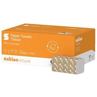 Satino Papierhandtücher 278521 HiCycle PT3 System Lagen-Falzung 2-lagig 3.072 Tücher von Satino