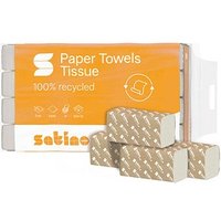 Satino Papierhandtücher 278541 HiCycle Interfold-Falzung 2-lagig 3.000 Tücher von Satino