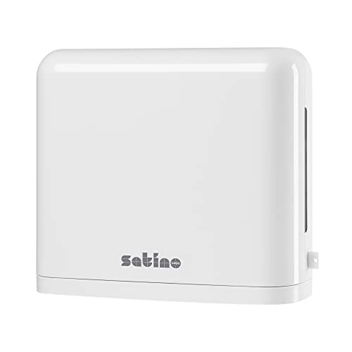 Satino by WEPA Handtuchspender für zwei Pack Z-Falz oder W-Falz Papiertücher I sparsame Einzeltuchentnahme I platzsparend I Interfold I PT2 Satino by WEPA Handtuchspender für zwei Pack Z-Falz oder W-Falz Papiertücher I sparsame Einzeltuchentnahme I platzsparend I Interfold I PT2 von Satino