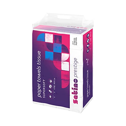 Satino by WEPA Prestige Handtuchpapier Format Tissue - 276620-2-lagig - PT2 kompatibel - weiß - 25x150 Blatt - EU Ecolabel zertifiziert - Z-Falz - 3.750 Blatt Satino by WEPA Prestige Handtuchpapier Format Tissue - 276620-2-lagig - PT2 kompatibel - weiß - 25x150 Blatt - EU Ecolabel zertifiziert - Z-Falz - 3.750 Blatt von Satino