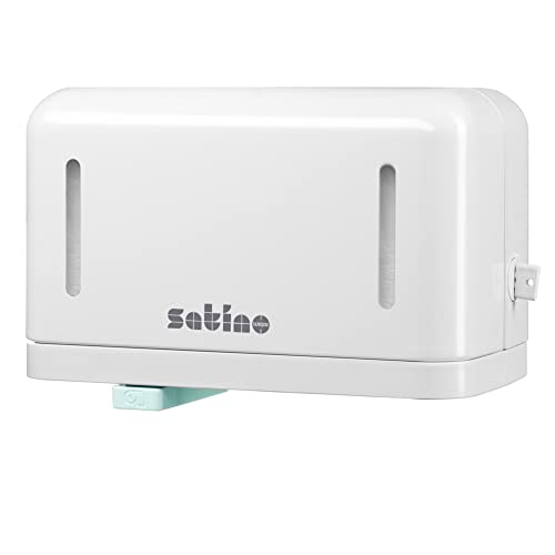 Satino by WEPA Toilettenpapierhalter für WCs/Toiletten/Waschräume mit niedriger/mittlerer Frequenz - bietet Platz für Zwei Rollen Klopapier Satino by WEPA Toilettenpapierhalter für WCs/Toiletten/Waschräume mit niedriger/mittlerer Frequenz - bietet Platz für Zwei Rollen Klopapier von Satino