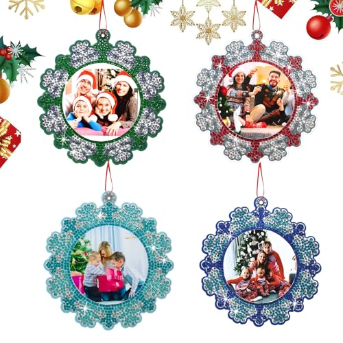 4 Stück Weihnachten Diamant Malerei Fotorahmen Ornamente DIY Weihnachten Diamant Kunst Bilderrahmen Hängenden Weihnachtsbaum Anhänger Ornament Diamond Painting Anhänger für Winter Weihnachten Deko 4 Stück Weihnachten Diamant Malerei Fotorahmen Ornamente DIY Weihnachten Diamant Kunst Bilderrahmen Hängenden Weihnachtsbaum Anhänger Ornament Diamond Painting Anhänger für Winter Weihnachten Deko von Satiskid
