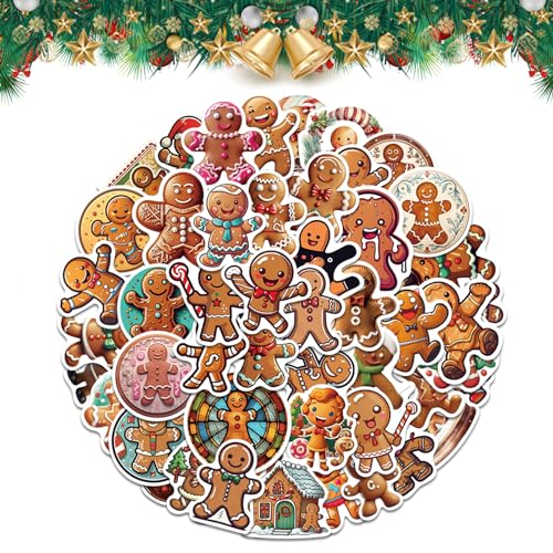 Satiskid Multicolor Cartoon Lebkuchenmann Weihnachtsaufkleber, 100 Stück, Glänzend, Indoor, Kunststoff, Papierrecommendation: Kunststoff Satiskid Multicolor Cartoon Lebkuchenmann Weihnachtsaufkleber, 100 Stück, Glänzend, Indoor, Kunststoff, Papierrecommendation: Kunststoff von Satiskid