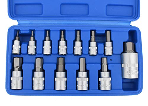 Bitsatz Zollwerkzeug Satz Steckschlüssel zöllig 5/64"-9/16" Innen-Sechskant SAE Bits Bit Set Bitsatz Zollwerkzeug Satz Steckschlüssel zöllig 5/64"-9/16" Innen-Sechskant SAE Bits Bit Set von Satra