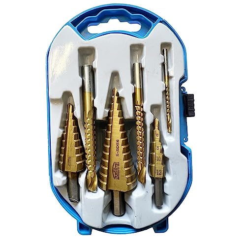Stufenbohrer-Satz 6-tlg. TITAN Kegelbohrer HSS-TIN Schäl-Bohrer Senker Set Stufenbohrer-Satz 6-tlg. TITAN Kegelbohrer HSS-TIN Schäl-Bohrer Senker Set von Satra