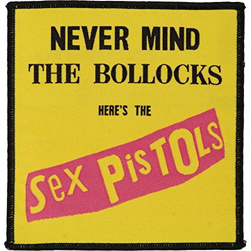 Klicnow Aufnäher Sex Pistols Never Mind The Bollocks, 10 cm x 10,5 cm von Klicnow