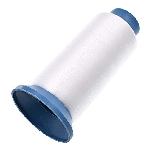 ZHONGJIUYUAN 1 Spule 4380 Yards 0,1 mm transparentes weißes Quilter's Invisible 100% Nylon Monofilament Faden unsichtbar (transparent) von Sattie