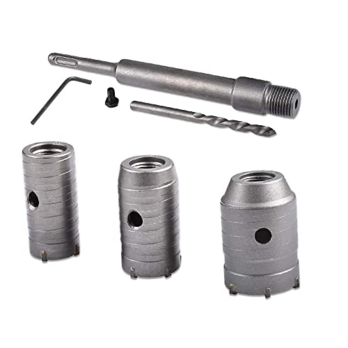 350MM SDS Lochbohrer Set Mit Rundem Griff, Konkreter Zement Stein Hartmetall Bohrer 30/40/50MM, Hohe Festigkeit, Stabilität, Schnelles Bohren Für Klimaanlagen, Waschmaschinen, Rohrstanzen 350MM SDS Lochbohrer Set Mit Rundem Griff, Konkreter Zement Stein Hartmetall Bohrer 30/40/50MM, Hohe Festigkeit, Stabilität, Schnelles Bohren Für Klimaanlagen, Waschmaschinen, Rohrstanzen von SavingBird