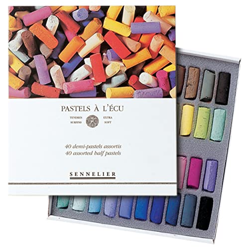Sennelier Savoir-Faire Soft Pastellkreide, halber Stick, 40 Stück Sennelier Savoir-Faire Soft Pastellkreide, halber Stick, 40 Stück von Sennelier