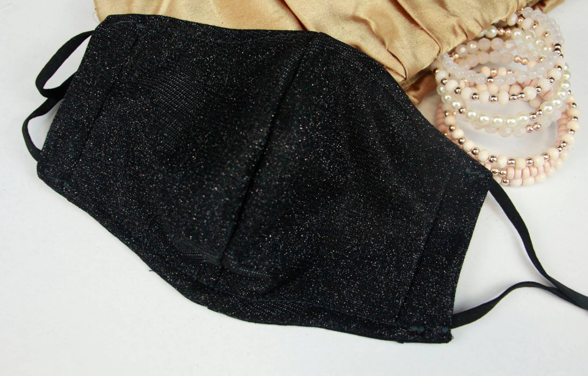 Schwarze Glitzernde Gesichtsmaske Mit Nasendraht, Für Abschlussparty Hochzeiten Brautjungfern Junggesellinnentritt Partytanz Rezital Schwarze Glitzernde Gesichtsmaske Mit Nasendraht, Für Abschlussparty Hochzeiten Brautjungfern Junggesellinnentritt Partytanz Rezital von Sawalach