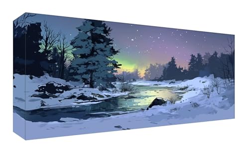 Diamond Painting Aurora Diamond Painting Erwachsene Kinder, Diamant Kunst Bilder Schneeszene DIY Diamanten Malerei Stickerei Kreuzstich Set, Basteln Geschenk Mädchen, Home Wand Dekor 30x60 cm t-842 Diamond Painting Aurora Diamond Painting Erwachsene Kinder, Diamant Kunst Bilder Schneeszene DIY Diamanten Malerei Stickerei Kreuzstich Set, Basteln Geschenk Mädchen, Home Wand Dekor 30x60 cm t-842 von Saweefog