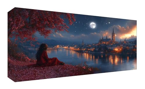 Diamond Painting Erwachsene Groß 100x200 cm Diamant Painting Bilder Mond Diamant Kunst Malerei Stickerei Set Kreuzstich Bilder Kinder, als Geschenke Weihnachten Neujahr und Home Wand Dekor See t-80 Diamond Painting Erwachsene Groß 100x200 cm Diamant Painting Bilder Mond Diamant Kunst Malerei Stickerei Set Kreuzstich Bilder Kinder, als Geschenke Weihnachten Neujahr und Home Wand Dekor See t-80 von Saweefog